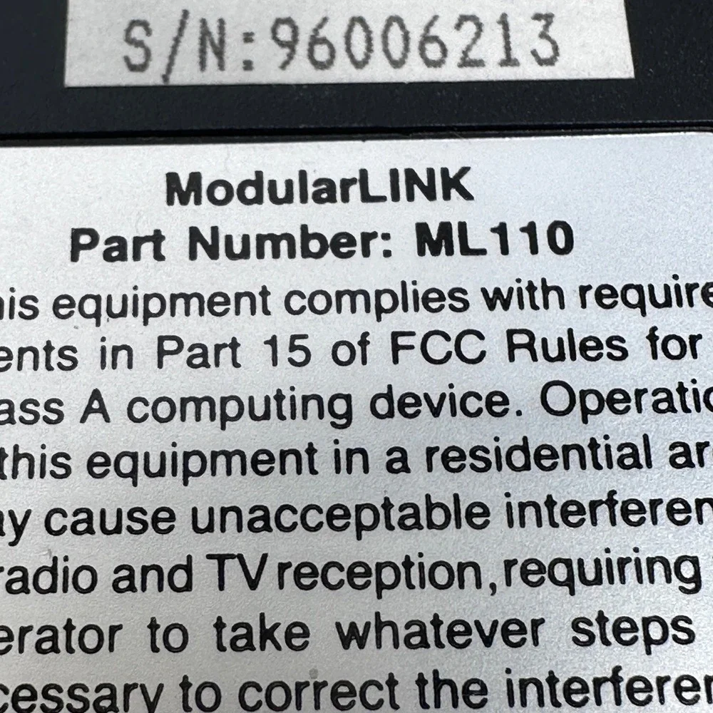 Primax ModularLINK ML110 Printer Interface Adapter Centronics 36-Pin to Modular